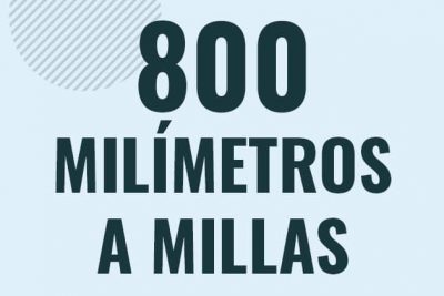 Profesor en pizarra explicando cuanto es 800 milimetros en millas o como pasar de 800 mm a mi