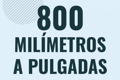 Profesor en pizarra explicando cuanto es 800 milimetros en pulgadas o como pasar de 800 mm a in