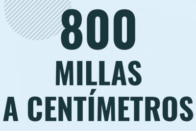 Profesor en pizarra explicando cuanto es 800 millas en centimetros o como pasar de 800 mi a cm