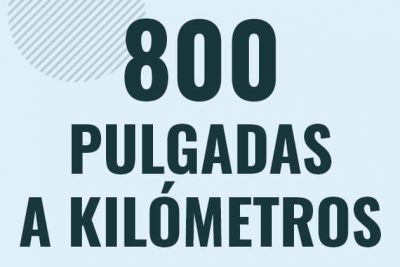 Profesor en pizarra explicando cuanto es 800 pulgadas en kilometros o como pasar de 800 in a km