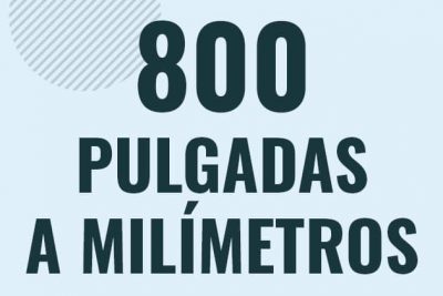 Profesor en pizarra explicando cuanto es 800 pulgadas en milimetros o como pasar de 800 in a mm