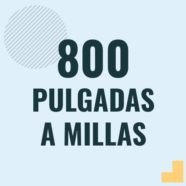 Conversión de 800 pulgadas a millas Profesor en pizarra explicando cuanto es 800 pulgadas en millas o como pasar de 800 in a mi