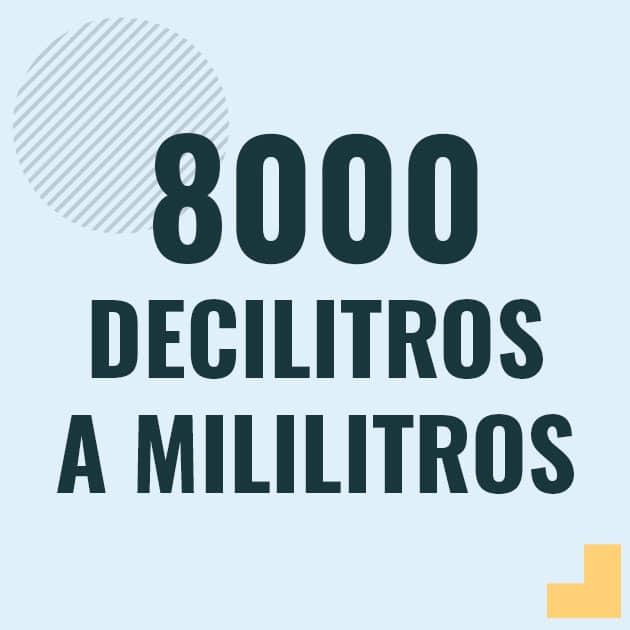 Profesor en pizarra explicando cuanto es 8000 decilitros en mililitros o como pasar de 8000 dl a ml