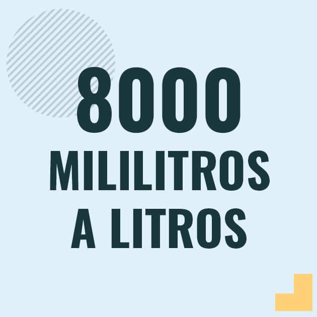 Profesor en pizarra explicando cuanto es 8000 mililitros en litros o como pasar de 8000 ml a l