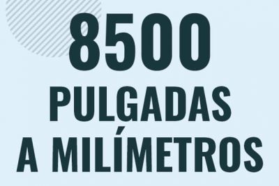 Profesor en pizarra explicando cuanto es 8500 pulgadas en milimetros o como pasar de 8500 in a mm