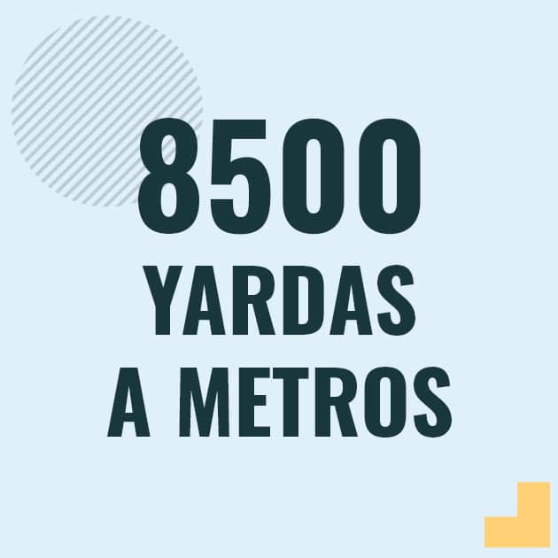 Profesor en pizarra explicando cuanto es 8500 yardas en metros o como pasar de 8500 yd a m