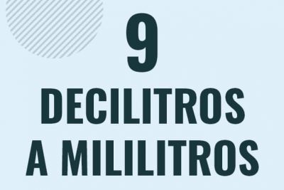 Profesor en pizarra explicando cuanto es 9 decilitros en mililitros o como pasar de 9 dl a ml