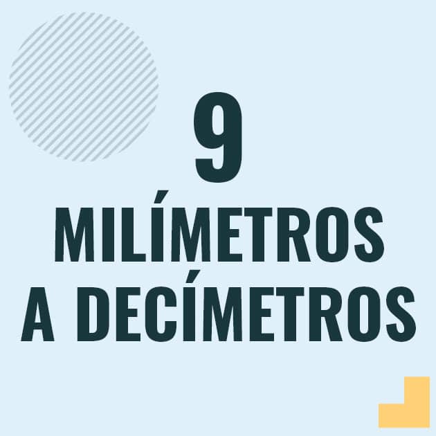 Profesor en pizarra explicando cuanto es 9 milimetros en decimetros o como pasar de 9 mm a dm