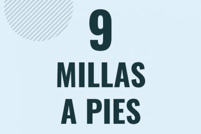 Profesor en pizarra explicando cuanto es 9 millas en pies o como pasar de 9 mi a ft