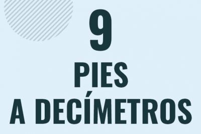 Profesor en pizarra explicando cuanto es 9 pies en decimetros o como pasar de 9 ft a dm