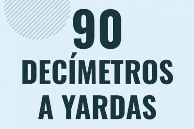 Profesor en pizarra explicando cuanto es 90 decimetros en yardas o como pasar de 90 dm a yd