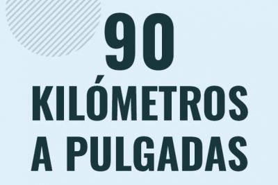 Profesor en pizarra explicando cuanto es 90 kilometros en pulgadas o como pasar de 90 km a in