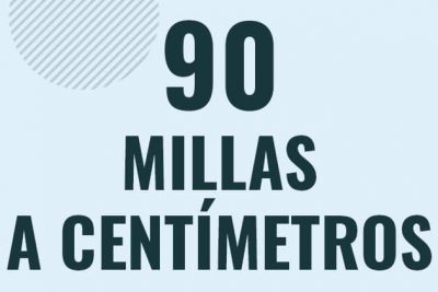 Profesor en pizarra explicando cuanto es 90 millas en centimetros o como pasar de 90 mi a cm