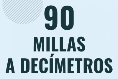 Profesor en pizarra explicando cuanto es 90 millas en decimetros o como pasar de 90 mi a dm