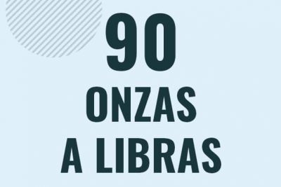 Profesor en pizarra explicando cuanto es 90 onzas en libras o como pasar de 90 oz a lb