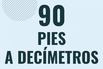 Profesor en pizarra explicando cuanto es 90 pies en decimetros o como pasar de 90 ft a dm