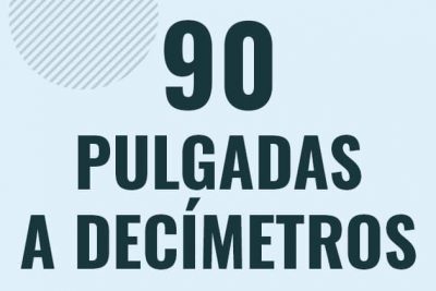 Profesor en pizarra explicando cuanto es 90 pulgadas en decimetros o como pasar de 90 in a dm