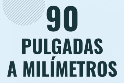 Profesor en pizarra explicando cuanto es 90 pulgadas en milimetros o como pasar de 90 in a mm
