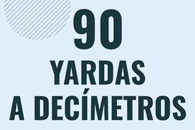 Profesor en pizarra explicando cuanto es 90 yardas en decimetros o como pasar de 90 yd a dm