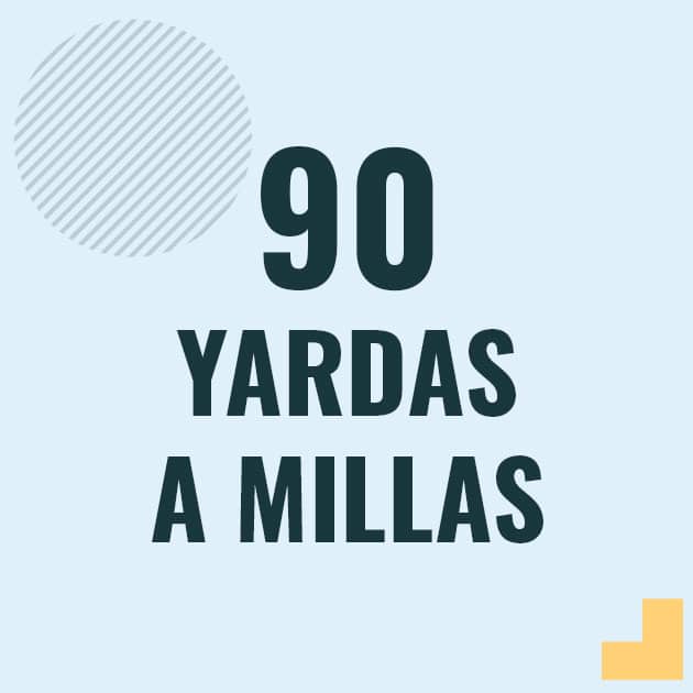Conversión de 90 yardas a millas Profesor en pizarra explicando cuanto es 90 yardas en millas o como pasar de 90 yd a mi