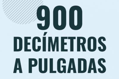 Profesor en pizarra explicando cuanto es 900 decimetros en pulgadas o como pasar de 900 dm a in
