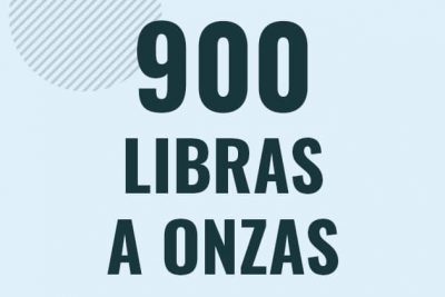Profesor en pizarra explicando cuanto es 900 libras en onzas o como pasar de 900 lb a oz