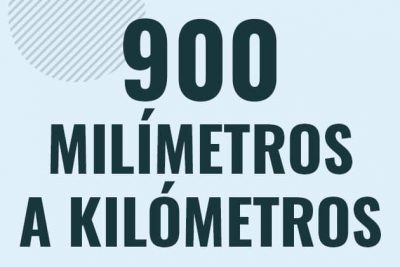 Profesor en pizarra explicando cuanto es 900 milimetros en kilometros o como pasar de 900 mm a km