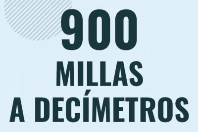 Profesor en pizarra explicando cuanto es 900 millas en decimetros o como pasar de 900 mi a dm