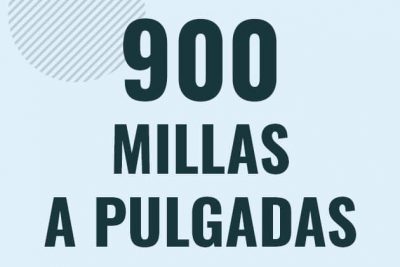 Profesor en pizarra explicando cuanto es 900 millas en pulgadas o como pasar de 900 mi a in
