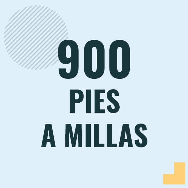 Conversión de 900 pies a millas Profesor en pizarra explicando cuanto es 900 pies en millas o como pasar de 900 ft a mi