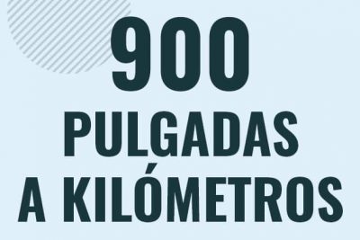 Profesor en pizarra explicando cuanto es 900 pulgadas en kilometros o como pasar de 900 in a km