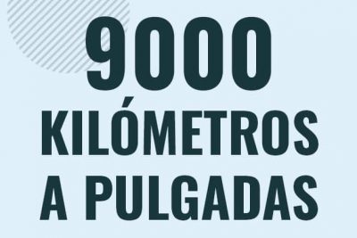 Profesor en pizarra explicando cuanto es 9000 kilometros en pulgadas o como pasar de 9000 km a in