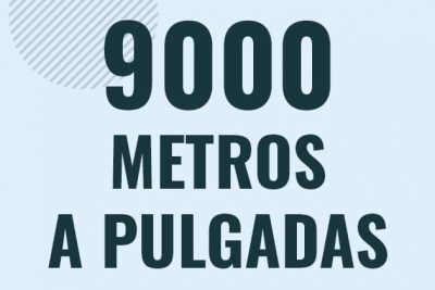 Profesor en pizarra explicando cuanto es 9000 metros en pulgadas o como pasar de 9000 m a in