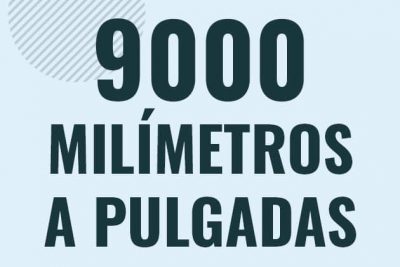 Profesor en pizarra explicando cuanto es 9000 milimetros en pulgadas o como pasar de 9000 mm a in