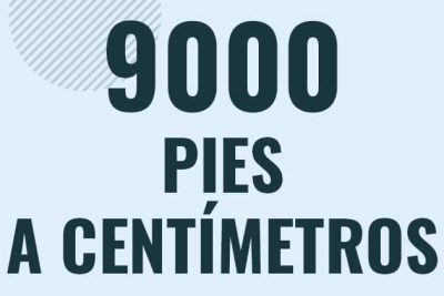 Profesor en pizarra explicando cuanto es 9000 pies en centimetros o como pasar de 9000 ft a cm