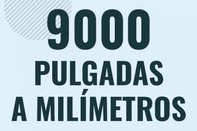 Profesor en pizarra explicando cuanto es 9000 pulgadas en milimetros o como pasar de 9000 in a mm