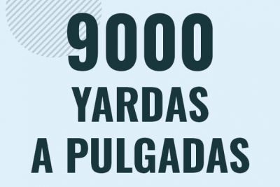 Profesor en pizarra explicando cuanto es 9000 yardas en pulgadas o como pasar de 9000 yd a in