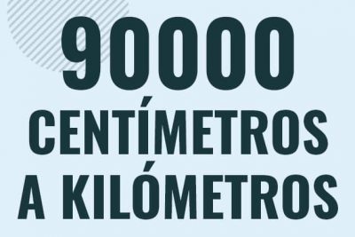 Profesor en pizarra explicando cuanto es 90000 centimetros en kilometros o como pasar de 90000 cm a km