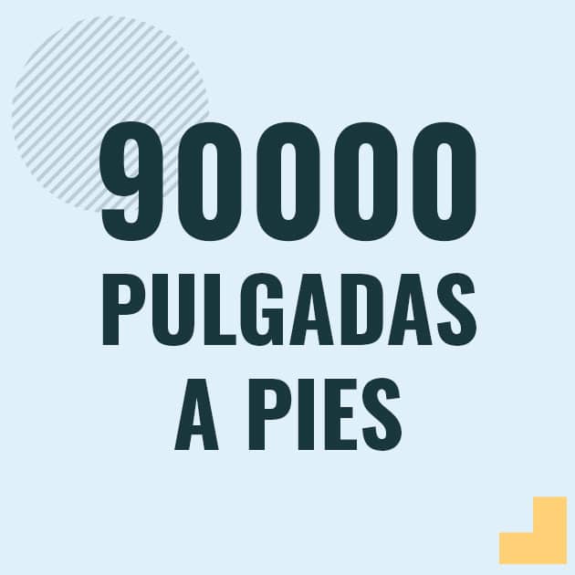Profesor en pizarra explicando cuanto es 90000 pulgadas en pies o como pasar de 90000 in a ft