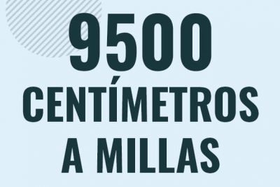 Profesor en pizarra explicando cuanto es 9500 centimetros en millas o como pasar de 9500 cm a mi
