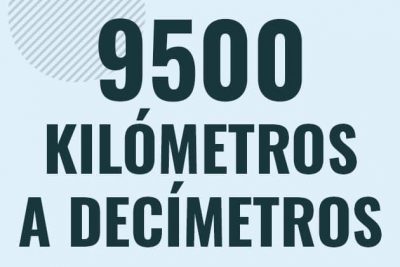 Profesor en pizarra explicando cuanto es 9500 kilometros en decimetros o como pasar de 9500 km a dm