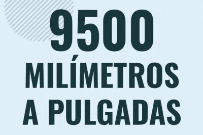 Profesor en pizarra explicando cuanto es 9500 milimetros en pulgadas o como pasar de 9500 mm a in
