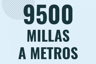 Profesor en pizarra explicando cuanto es 9500 millas en metros o como pasar de 9500 mi a m