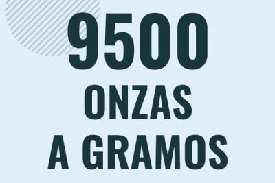 Profesor en pizarra explicando cuanto es 9500 onzas en gramos o como pasar de 9500 oz a g