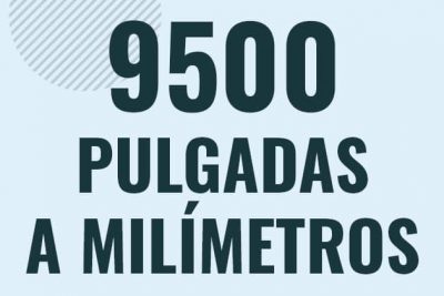 Profesor en pizarra explicando cuanto es 9500 pulgadas en milimetros o como pasar de 9500 in a mm