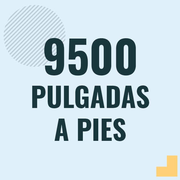 Conversión de 9500 pulgadas a pies Profesor en pizarra explicando cuanto es 9500 pulgadas en pies o como pasar de 9500 in a ft