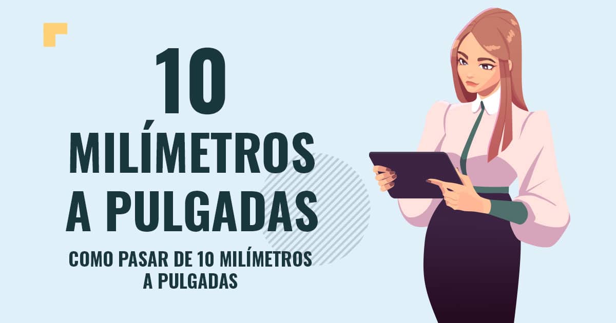 Profesor en pizarra explicando cuanto son 10 milimetros a pulgadas