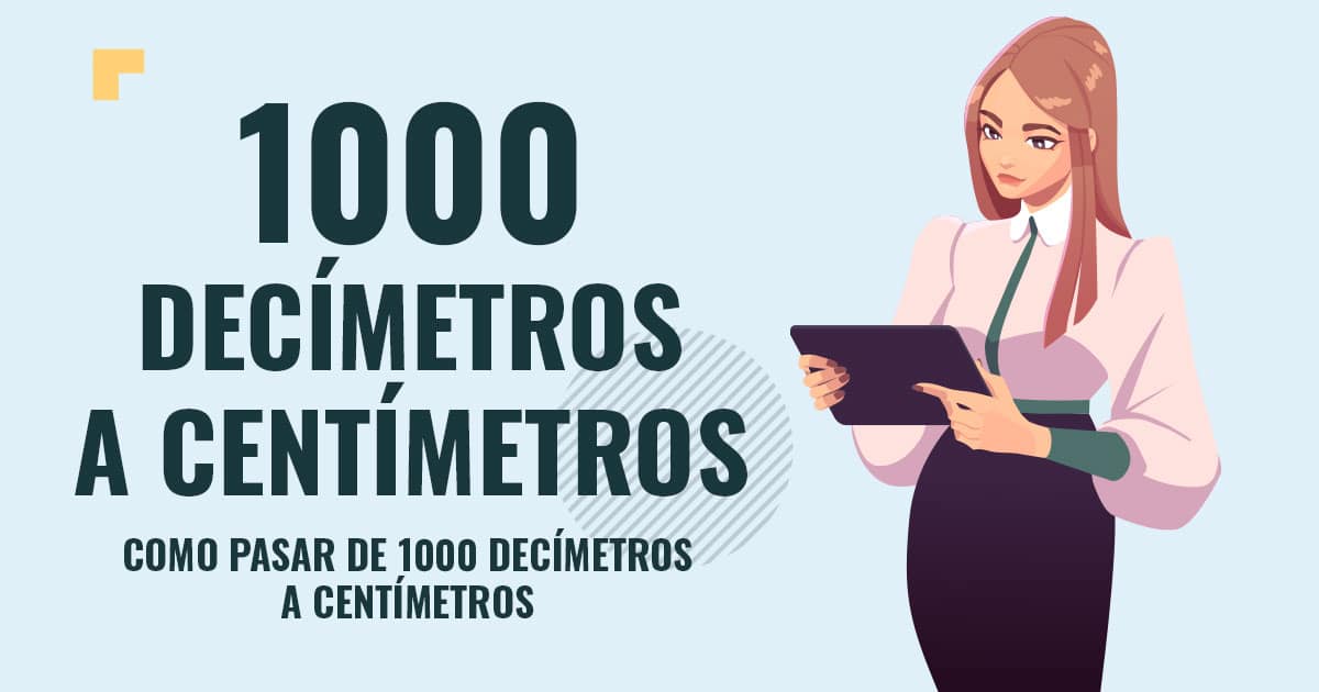 Profesor en pizarra explicando cuanto son 1000 decimetros a centímetros