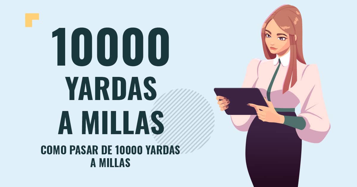 Profesor en pizarra explicando cuanto son 10000 yardas a millas
