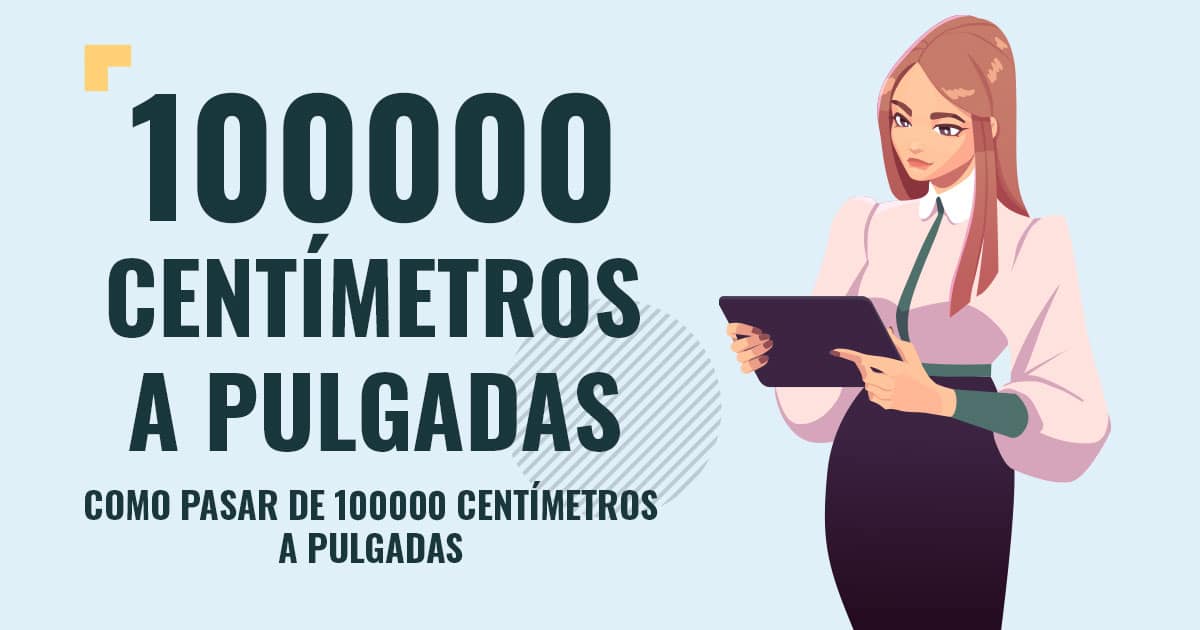 Profesor en pizarra explicando cuanto son 100000 centimetros a pulgadas